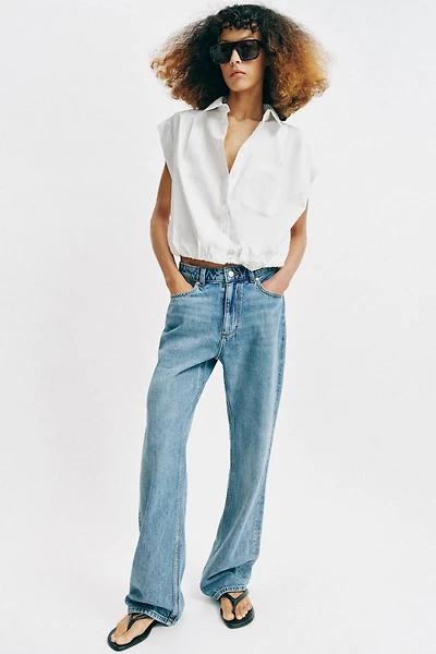 CHEMISE COURTE À CARREAUX VICHY