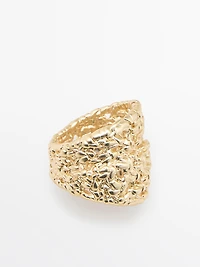 Braided textured ring