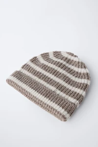STRIPED KNIT HAT