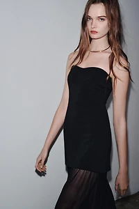 COMBINATION STRAPLESS DRESS