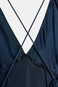 ZW COLLECTION SATIN EFFECT MAXI DRESS