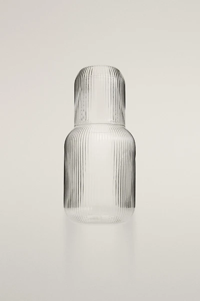BOROSILICATE BOTTLE AND TUMBLER SET (SET OF 2)