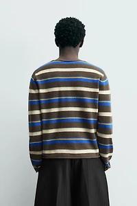 LIMITED EDITION STRIPED JACQUARD JUMPER