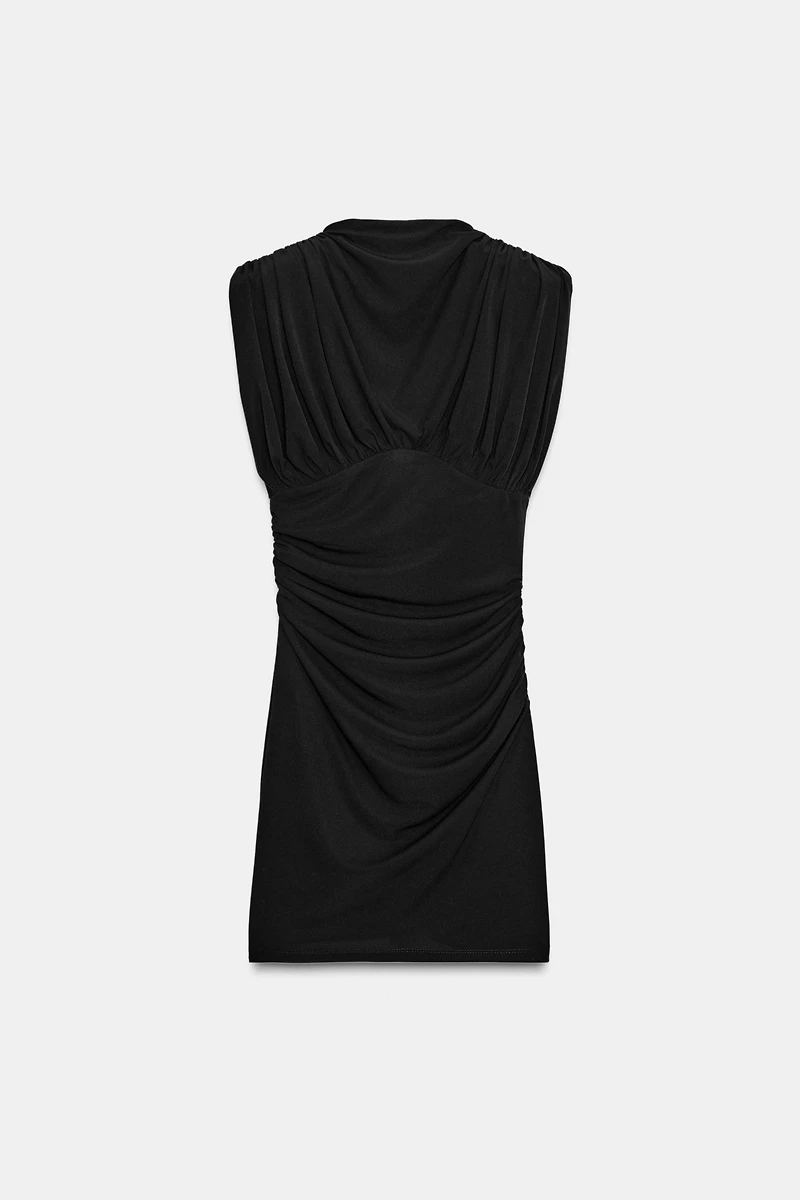 SHOULDER PAD MINI DRESS