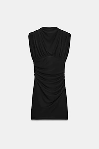 SHOULDER PAD MINI DRESS