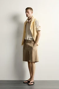 BELTED RELAXED FIT SHORTS