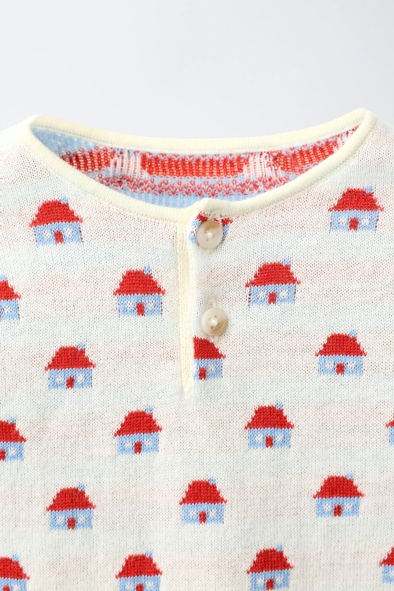 HOUSE JACQUARD KNIT JUMPER