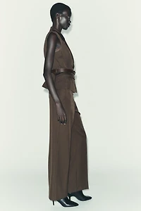 BELTED VEST