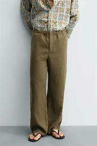 PANTALON RELAXED FIT 100% LIN