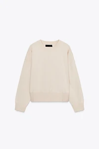 SWEAT EN MAILLE UNIE