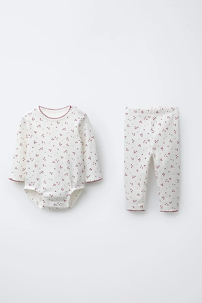 STAR BODYSUIT AND LEGGINGS SET