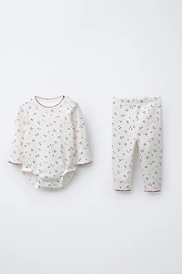 STAR BODYSUIT AND LEGGINGS SET