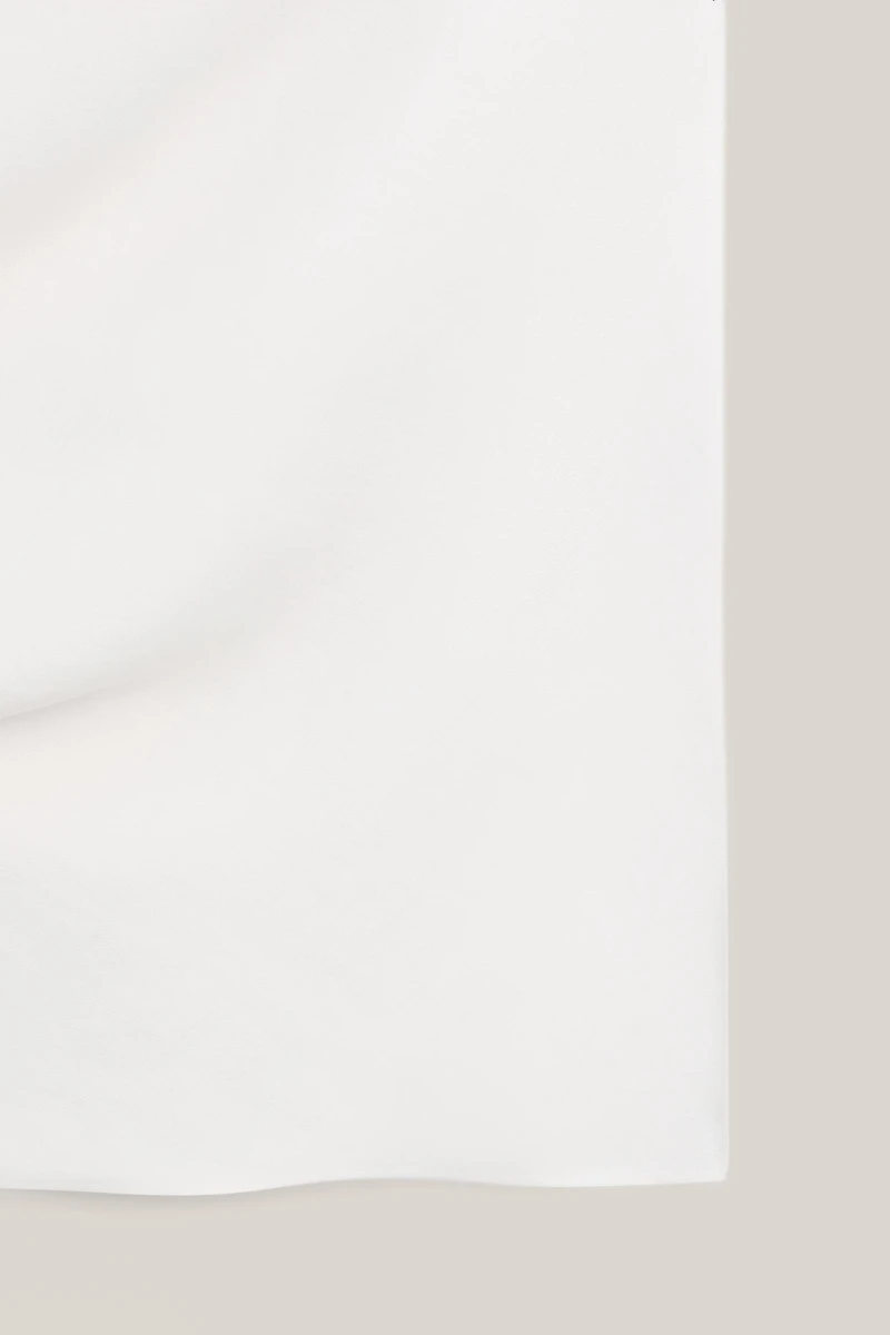 100% linen asymmetric top with cowl neck - LIMITED EDITION
