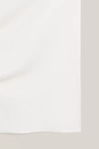 100% linen asymmetric top with cowl neck - LIMITED EDITION
