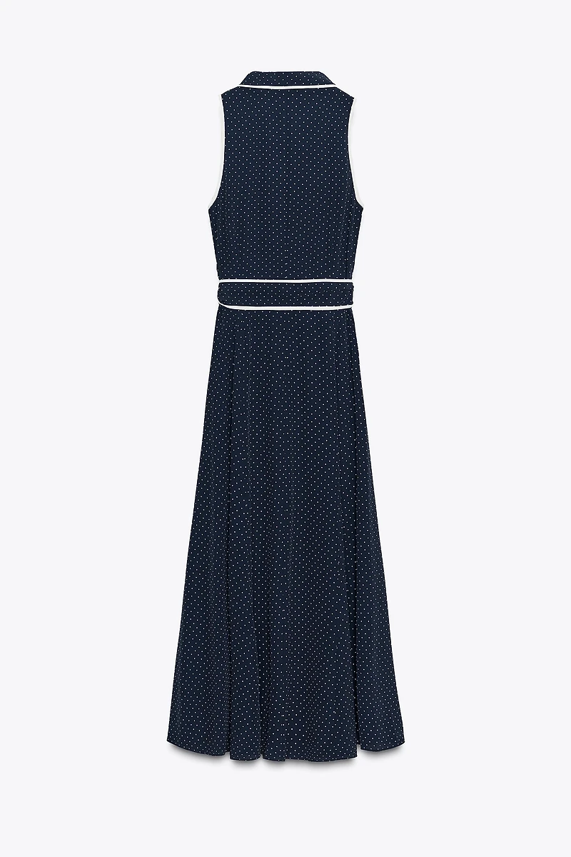 POLKA DOT MIDI DRESS