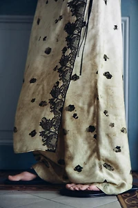 PRINTED LACE SKORT