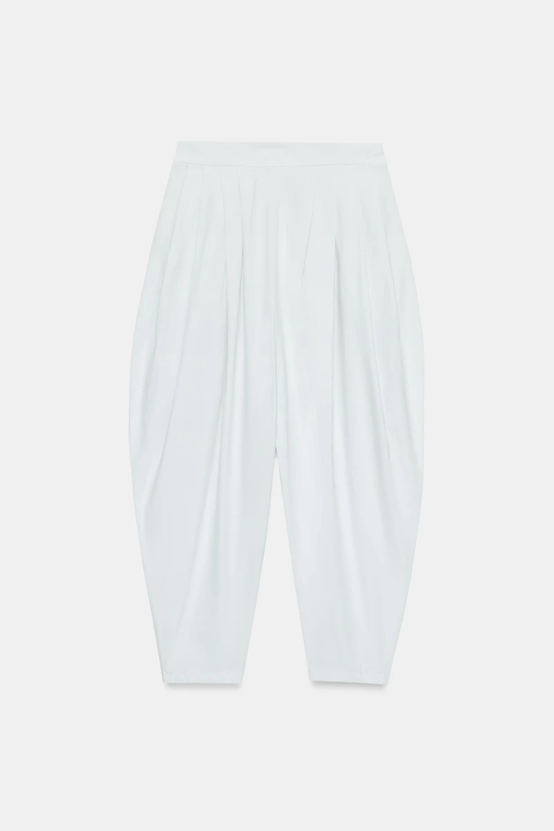 PANTALON AMPlE À PLIS