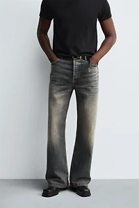WIDE FLARE FIT JEANS