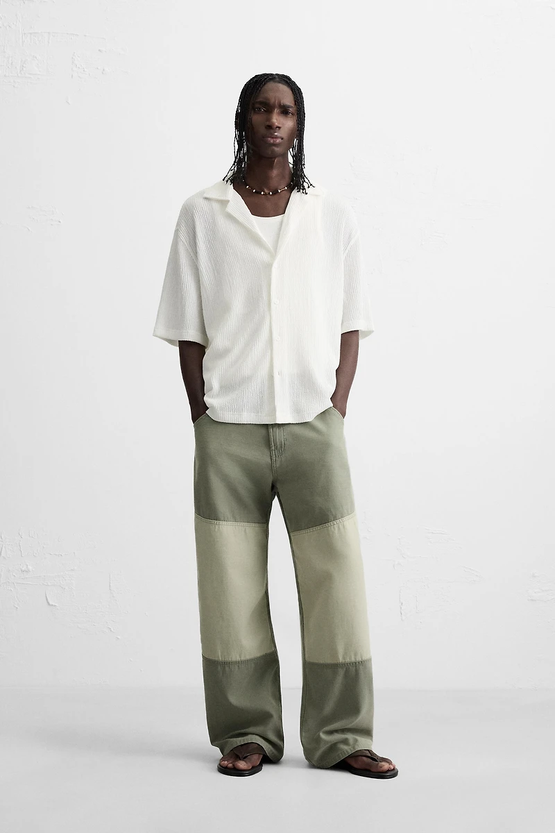 CHEMISE STRUCTURÉE EFFET FROISSÉ