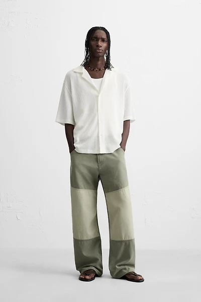 CHEMISE STRUCTURÉE EFFET FROISSÉ