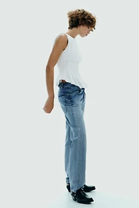 PLEATED ZIP TOP