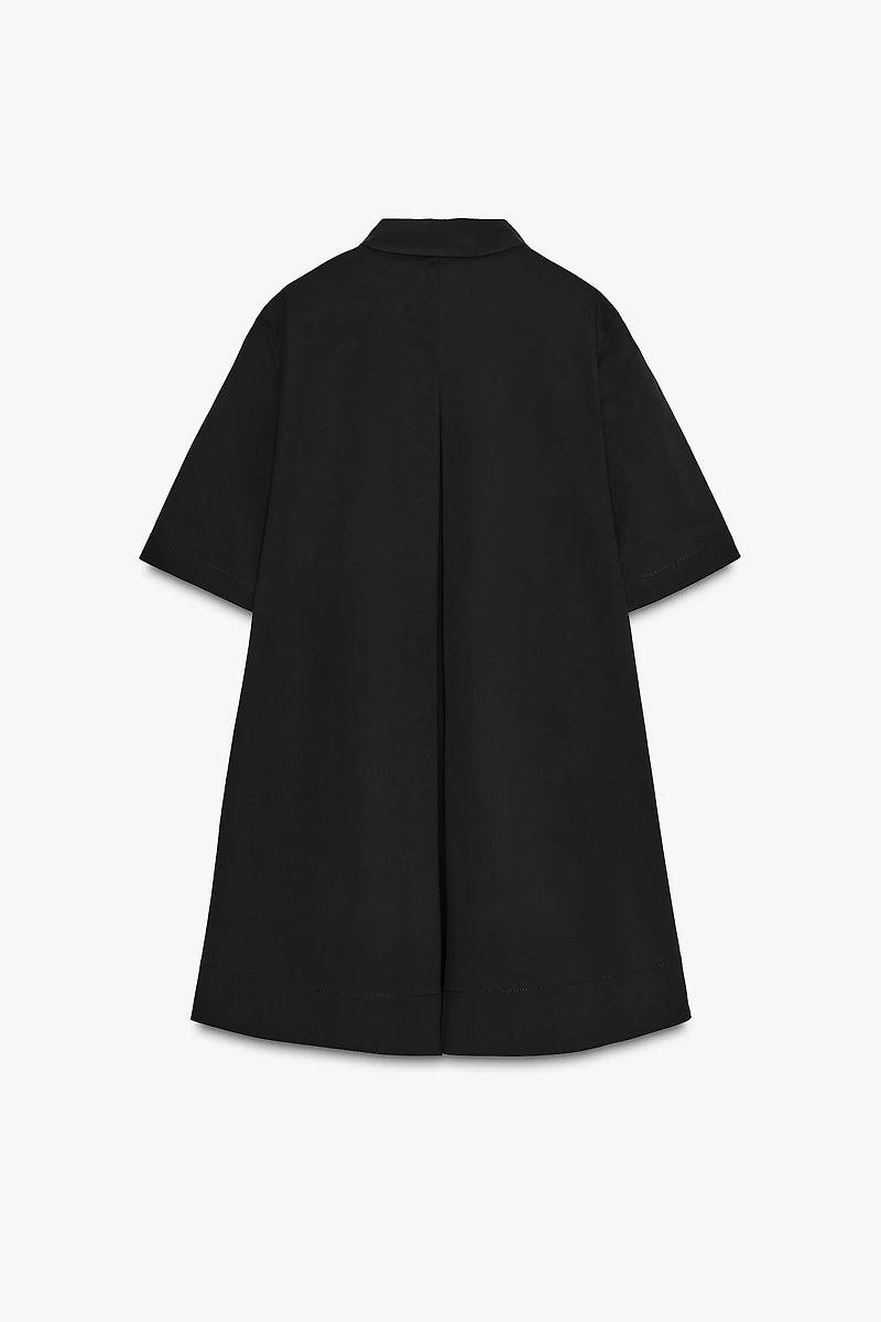 ZW COLLECTION POPLIN SHORT DRESS