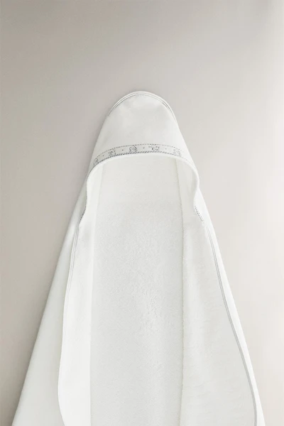 SERVIETTE DE BAIN CAPUCHE BÉBÉ ÉLÉPHANTS