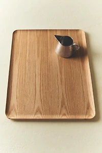 LARGE RECTANGULAR WOODEN TRAY