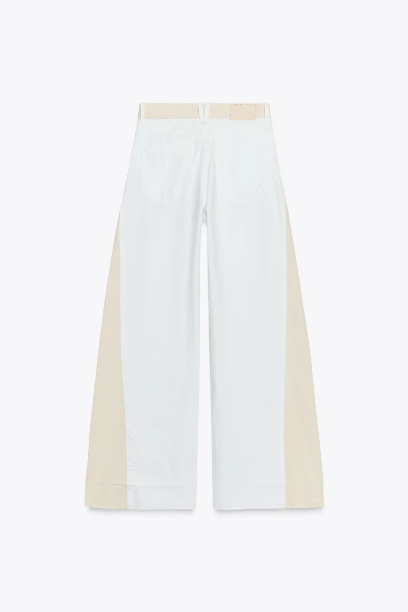 Z1975 COLOR BLOCK DENIM JEANS
