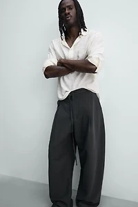 PANTALON BALLON FIT PLIS CEINTURE