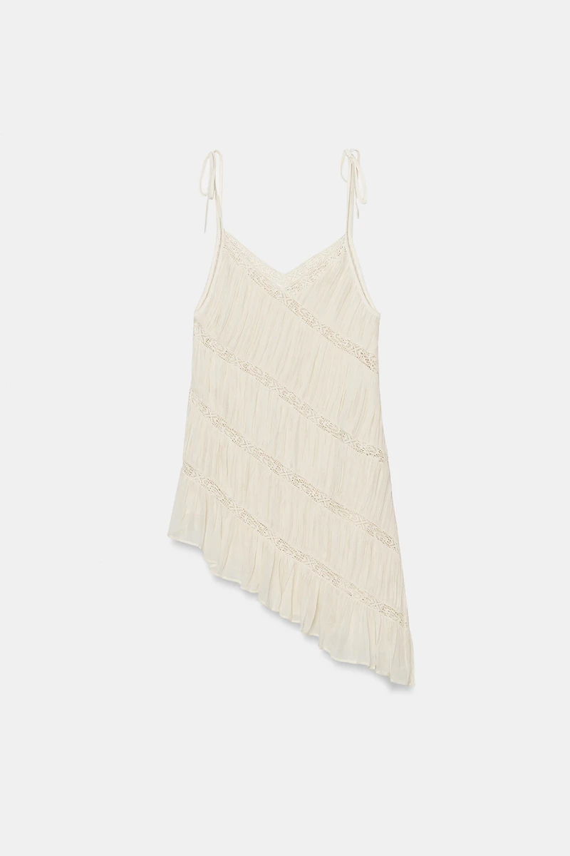 ZW COLLECTION ASYMMETRIC PLEATED TOP