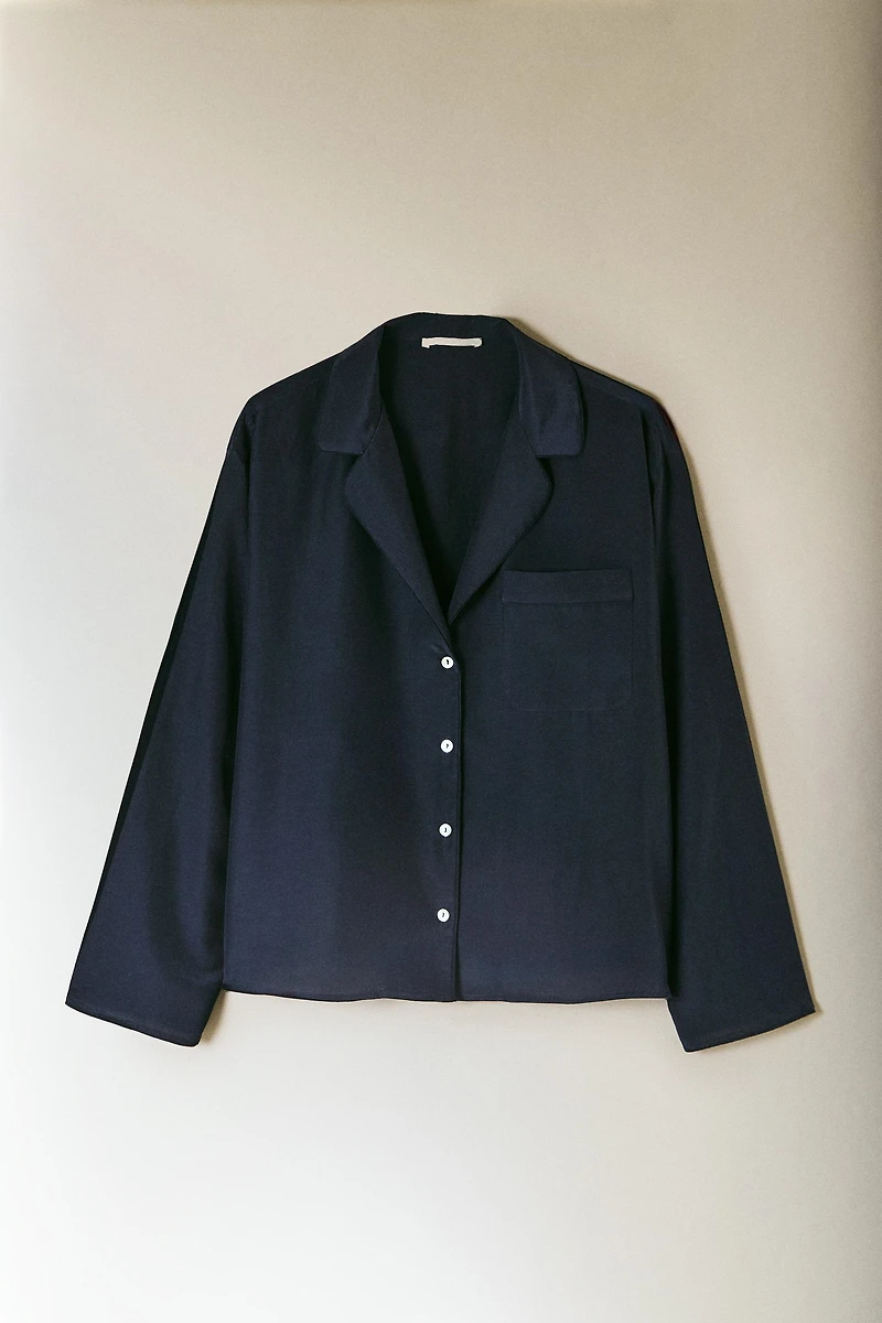 SILK AND COTTON SHIRT