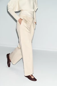 CORDUROY STRAIGHT LEG PANTS
