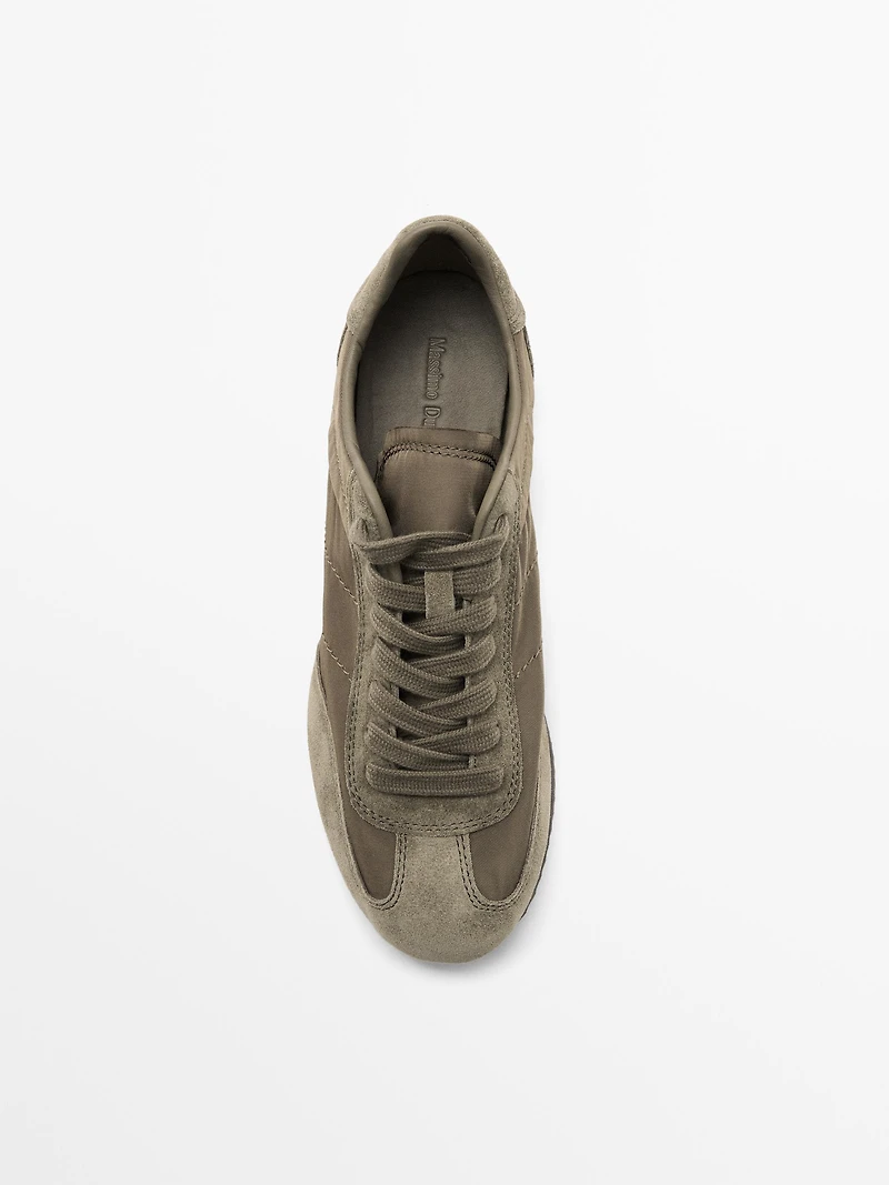 Combined fabric trainers