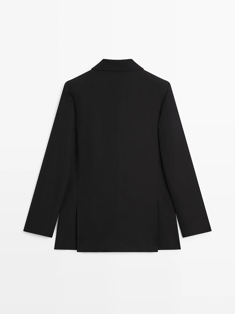 Veste de tailleur en crêpe