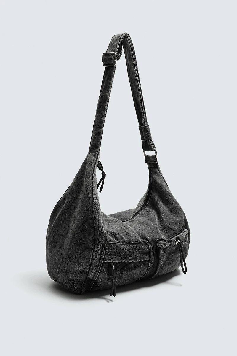 MULTI-POCKET DENIM BAG
