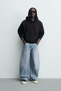 JEAN RELAXED BARREL FIT À PINCES