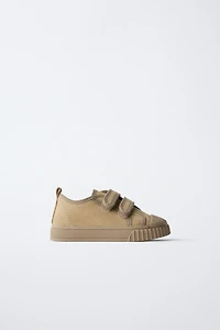 SPLIT LEATHER SNEAKERS