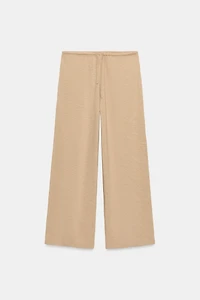 STRAIGHT LEG COTTON PANTS