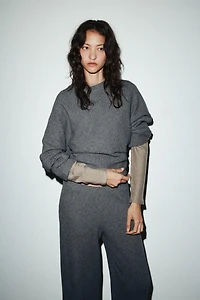 SWEAT SOFT MANCHES LONGUES