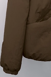 HOODED QUILTED JACKET