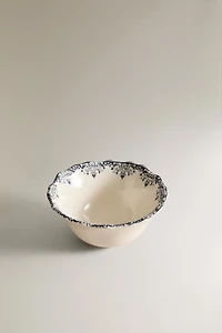 MINI DESSERT BOWL WITH PLACED DESIGN