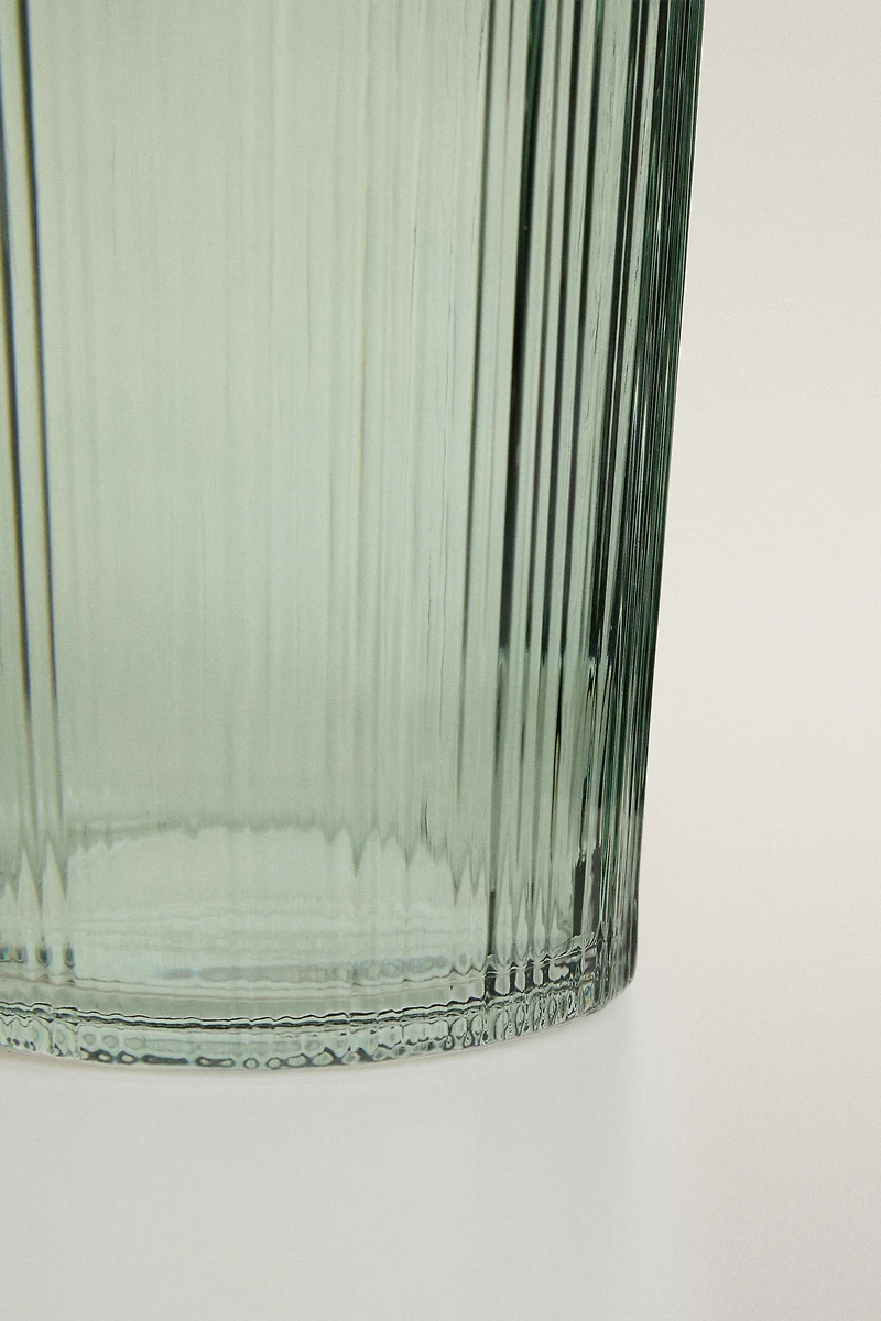 TALL DECORATIVE GLASS VASE