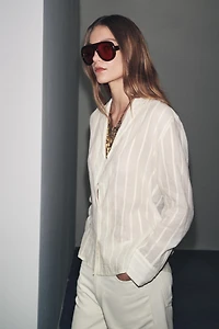 ZW COLLECTION STRIPED SHIRT