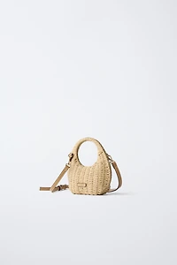 SAC BANDOULIÈRE EFFET RAPHIA
