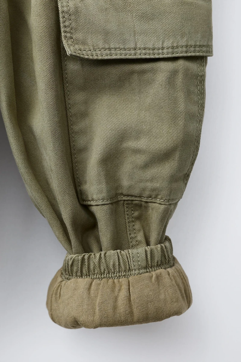 SOFT FLOWY CARGO PANTS