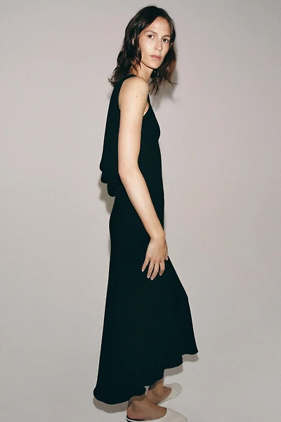 ZW COLLECTION DRAPED MIDI DRESS