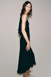 ZW COLLECTION DRAPED MIDI DRESS