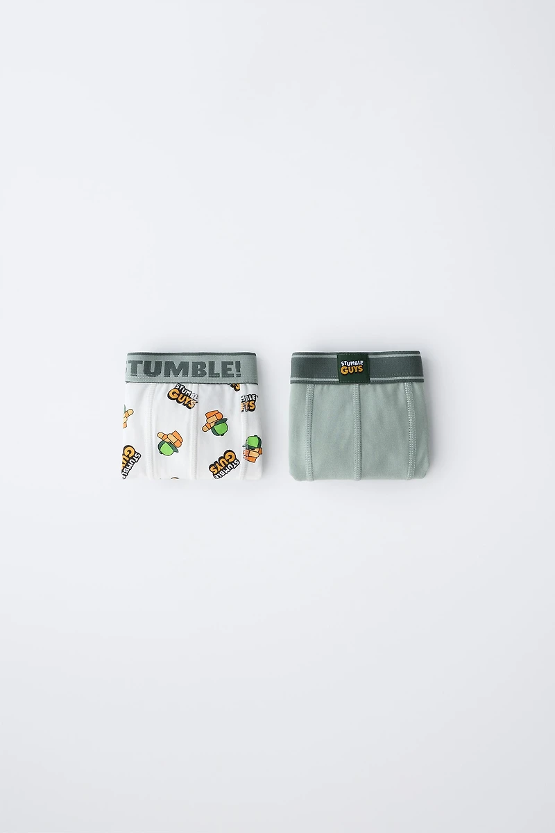 6-14 ANS/ LOT DE DEUX BOXERS STUMBLE GUYS ™ © SCOPELY