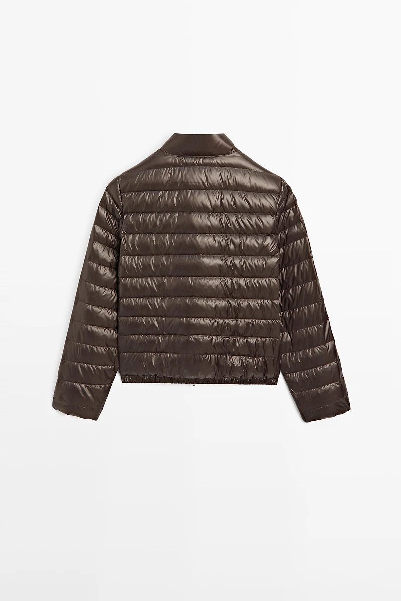 Water-repellent down jacket